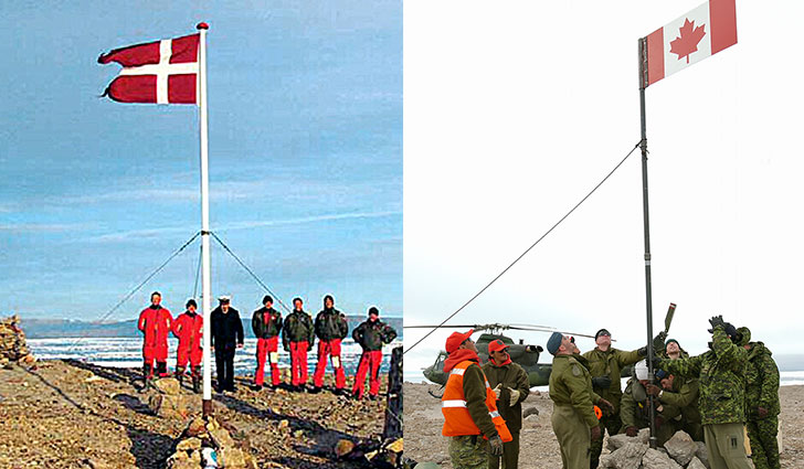 canadian-danish-flags-hans-island