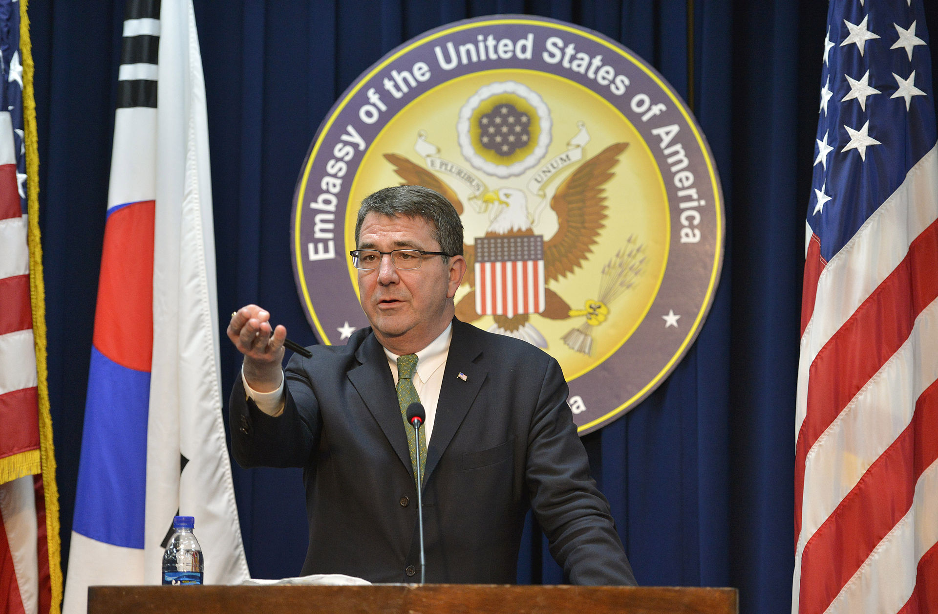 Deputy_Secretary_of_Defense_Ashton_B._Carter_holds_a_press_conference_with_local_media_at_the_U.S._Embassy_in_Seoul,_South_Korea,_on_March_18,_2013_130318-D-NI589-342