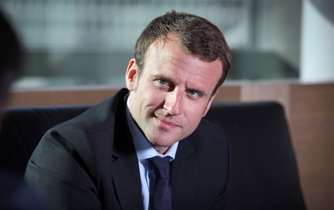 Emmanuel Macron, ministre de l'économie, de l'industrie et du numérique dans le gouvernement Manuel Valls II. Photo prise le 12 mail 2015