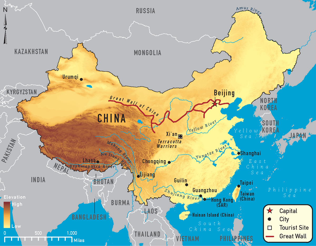 china-river-map