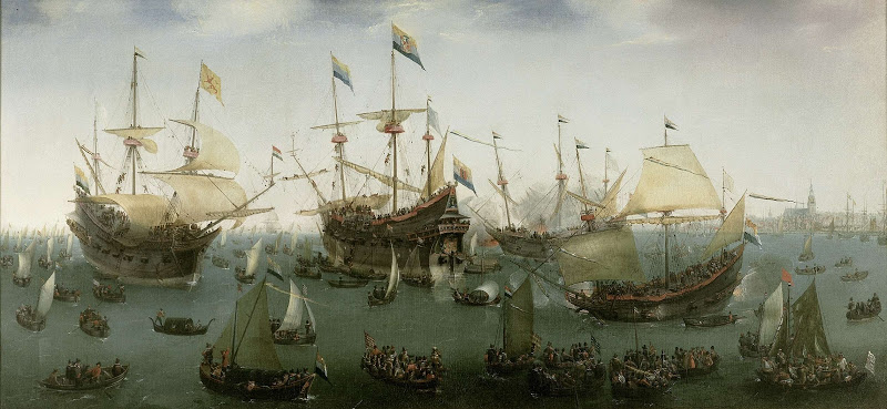 The-return-to-Amsterdam-of-the-Second-Expedition-to-the-East-Indies-Hendrik-Cornelisz-Vroom-1599