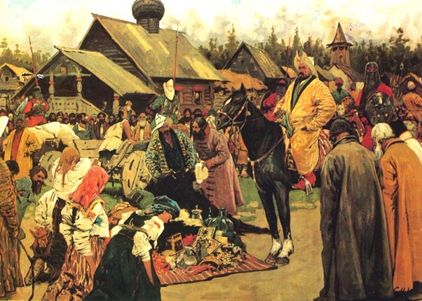 "Баскаки" - картина С.В. Иванова (1909 г)