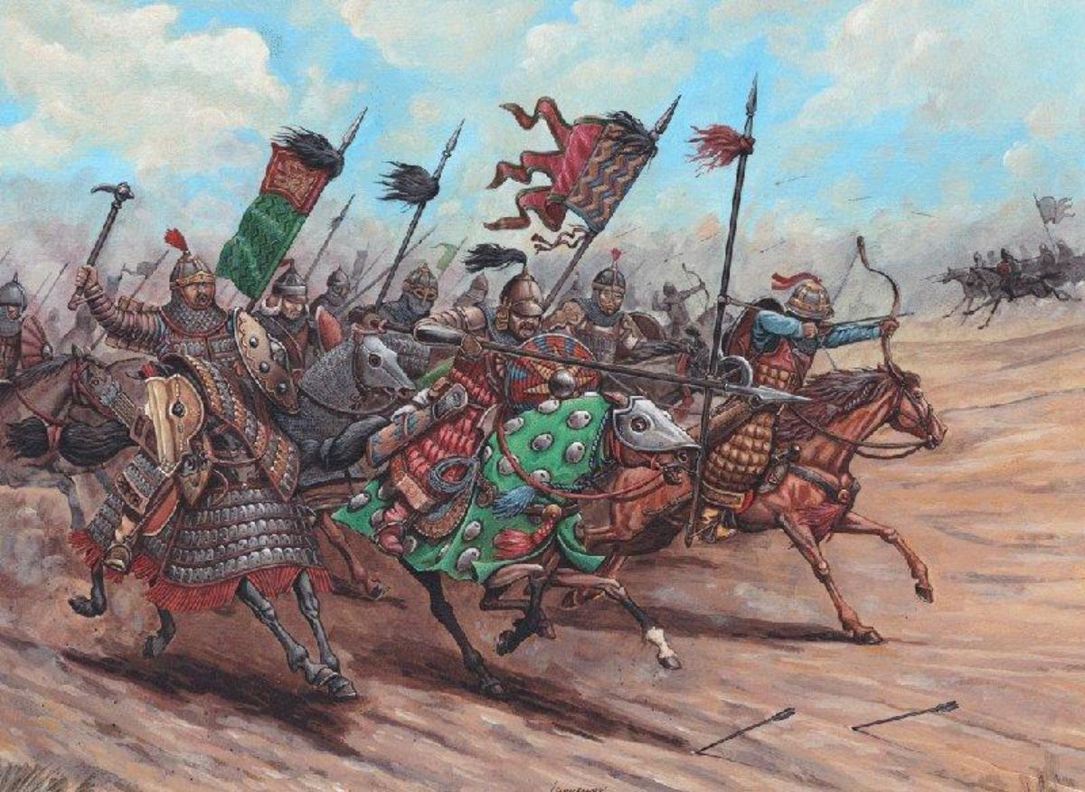 татаро-монгольские всадники